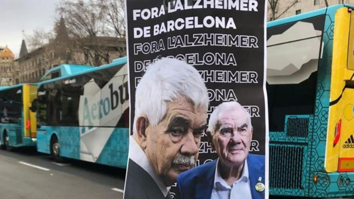 Ernest Maragall presenta una denuncia por los carteles que se burlan del Alzheimer de su hermano