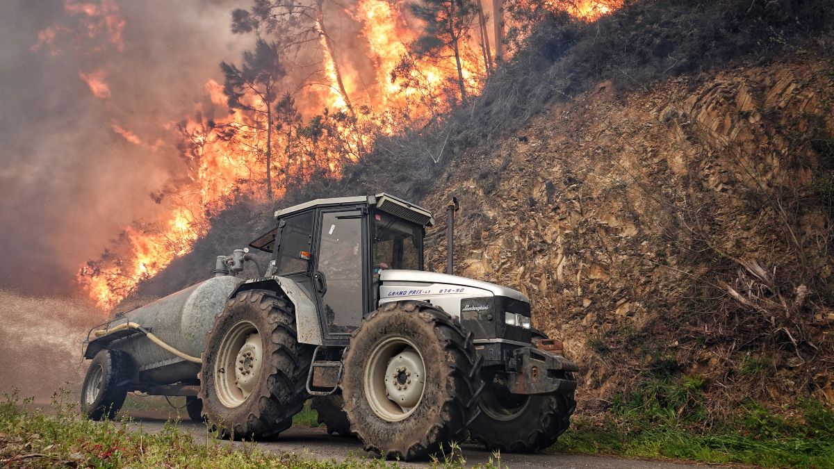 Asturias contabiliza 116 incendios forestales en 35 concejos y arde el Naranco en Oviedo