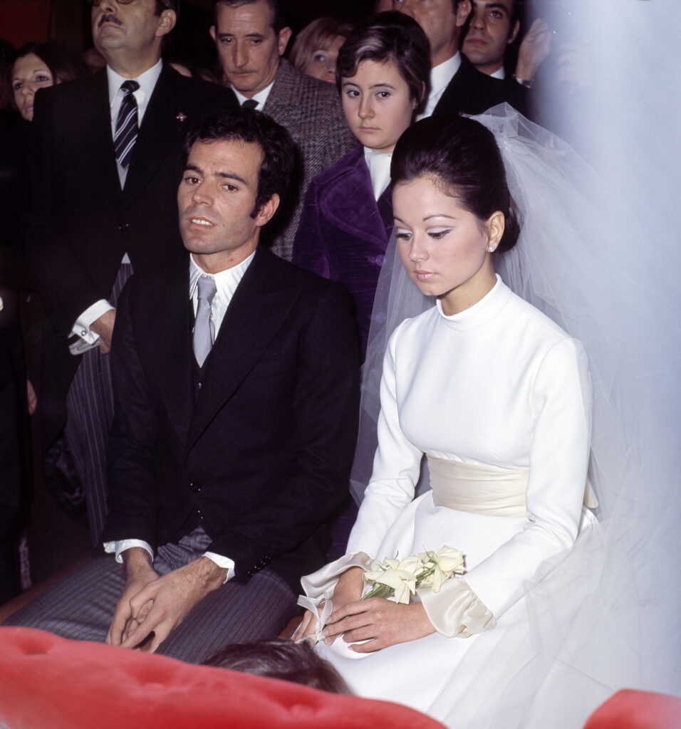 Isabel Preysler y Julio Iglesias en su boda