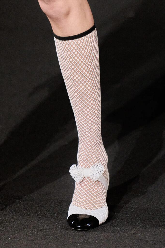 Botas de rejilla de Chanel