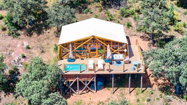 El nuevo concepto de ‘Glamping’ de Sierra Morena