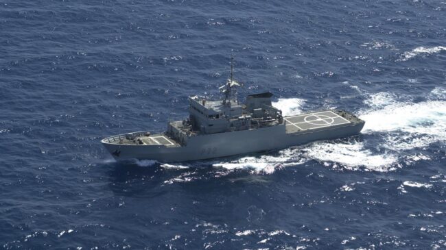 Un patrullero español intercepta y monitoriza a dos buques rusos en el Mediterráneo