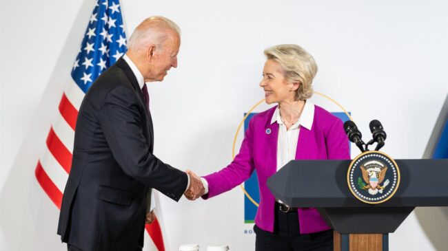 La UE y EEUU anuncian un acuerdo sobre energía limpia y sobre materias primas críticas