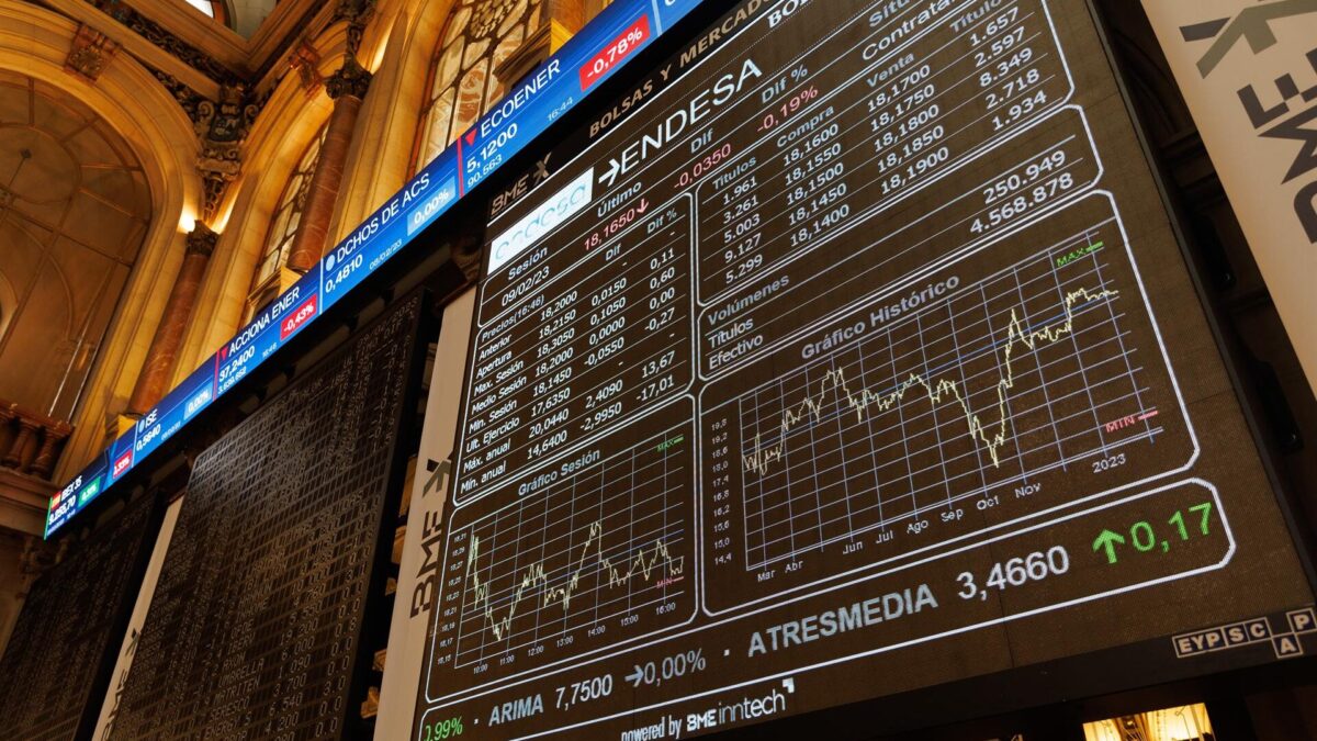 El Ibex rebota un 2,23% en plena resaca del SVB y apunta ya a recuperar los 9.200 puntos