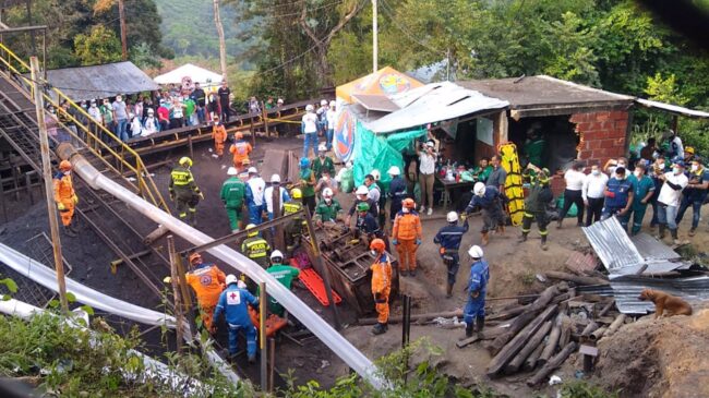 Once muertos tras varias explosiones en cinco minas del centro de Colombia