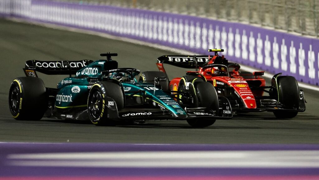 Lance y Sainz durante la carrera GP Arabia Saudí 2023 F1