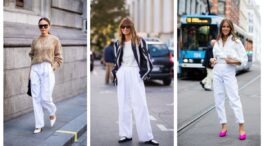 Pantalones blancos: la prenda más versátil en tu fondo de armario