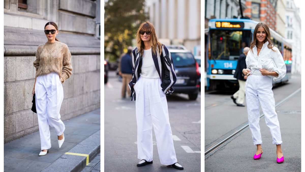 7 formas de llevar un pantalón blanco en invierno! – THE FASHION