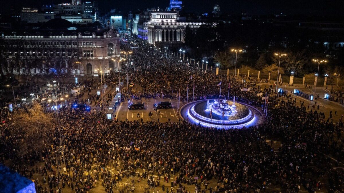 La bronca política pasa factura al 8-M: un tercio menos de asistencia en Madrid que en 2022