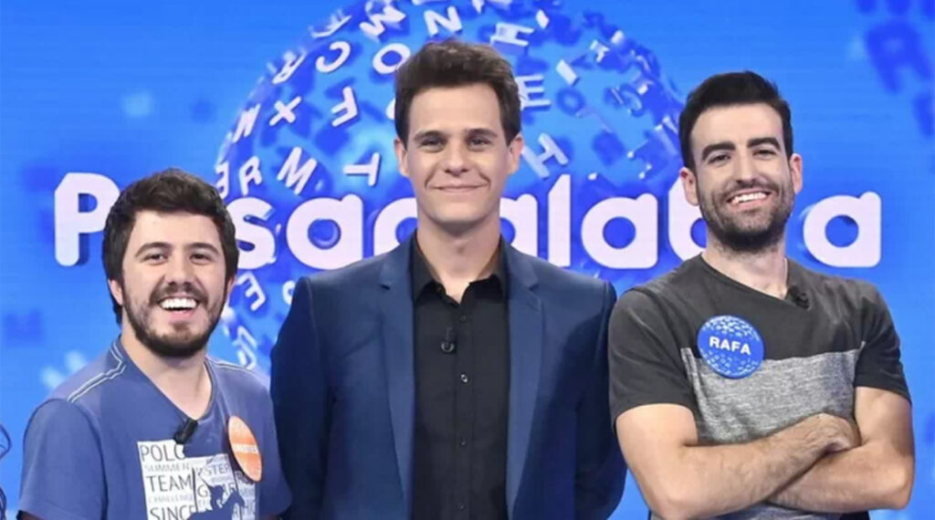 Rafa Castaño, Orestes y Christian Gálvez en 'Pasapalabra'