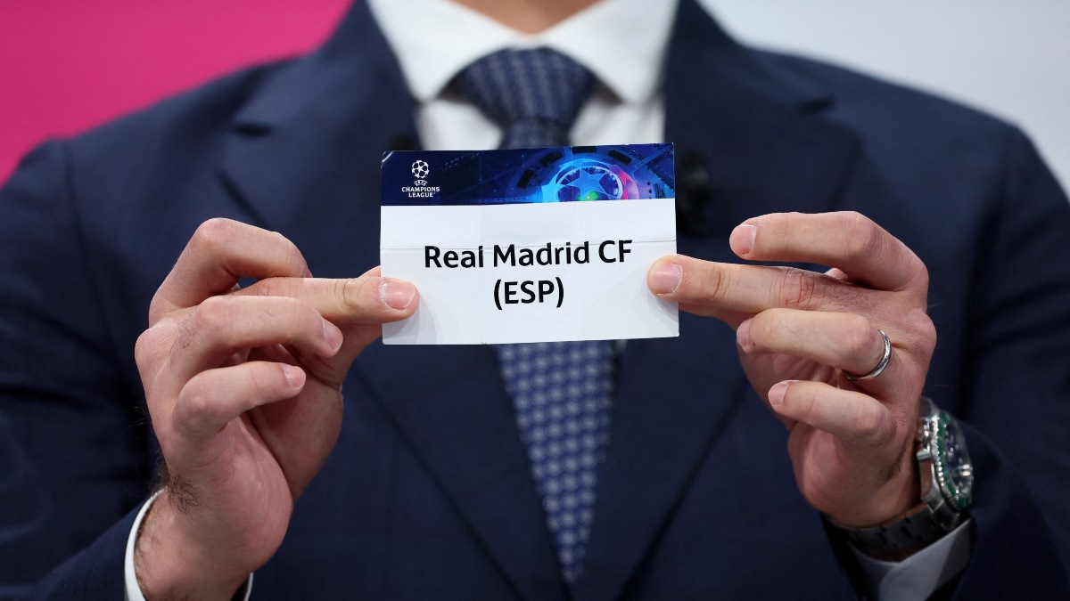 Papeleta del Real Madrid en la UEFA Champions League. Foto: Reuters