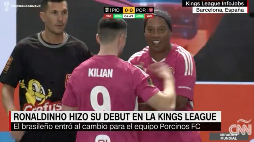 Ronaldinho en la King's League