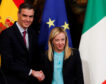Alerta en el entorno de Meloni por el «incidente diplomático» de Sánchez contra Italia