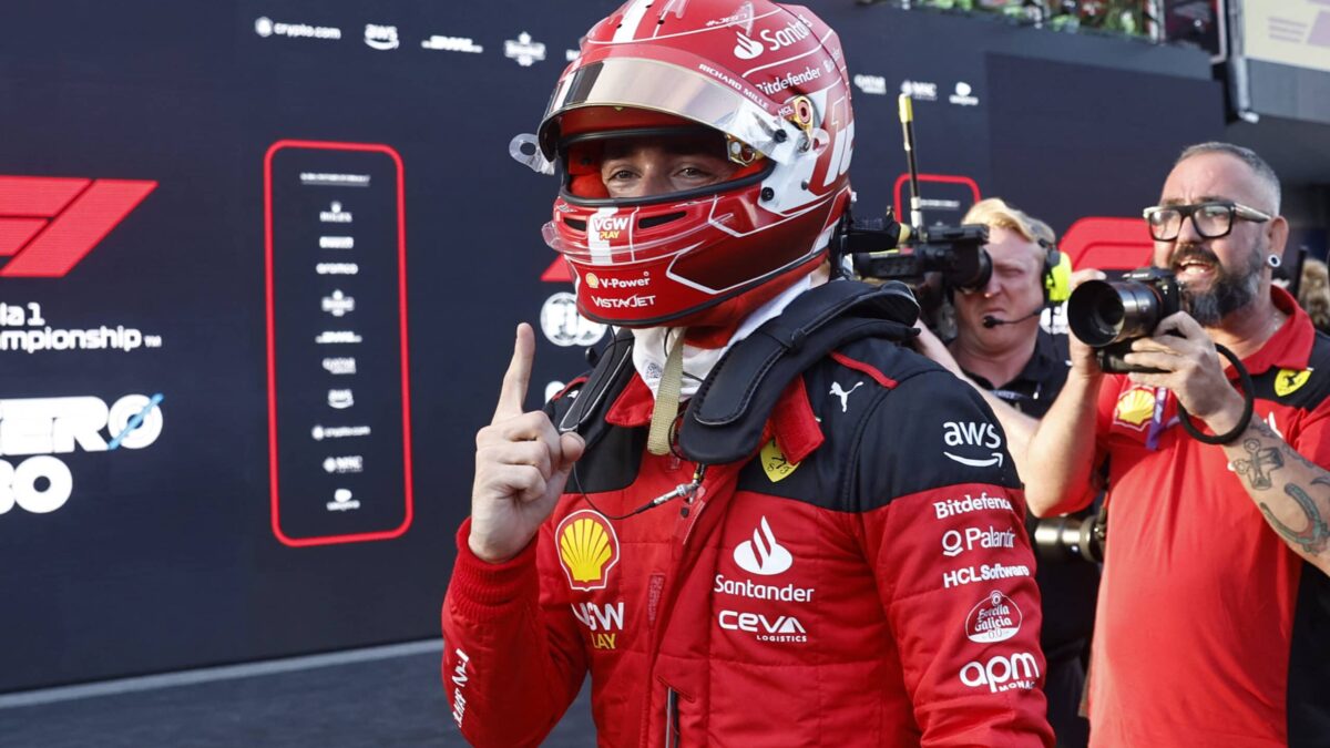 Leclerc supera a Red Bull, Sainz saldrá cuarto y Alonso sexto en el Gran Premio de Bakú