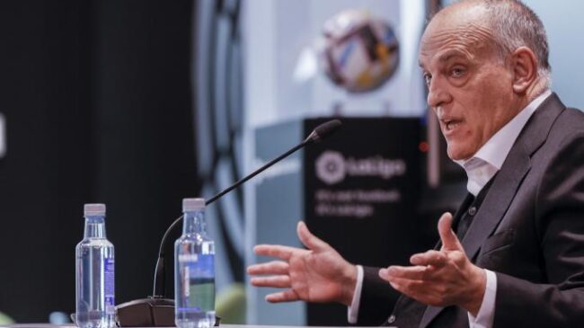 Javier Tebas: «No queremos el control de los árbitros, ni que se les rebaje el sueldo»