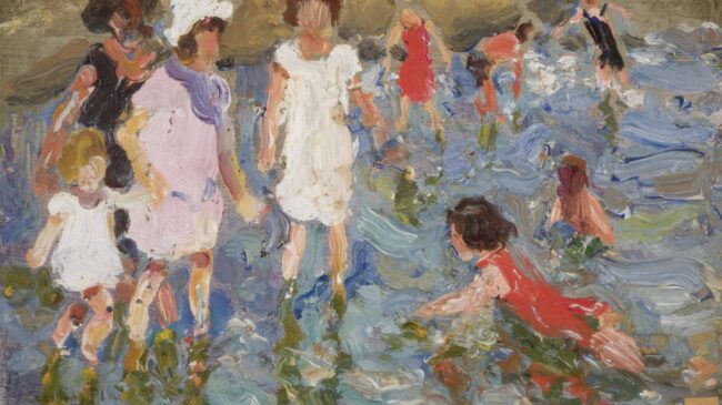 Casi 25.000 euros por los dos óleos de Cecilio Plá de la colección Armiñán en Durán
