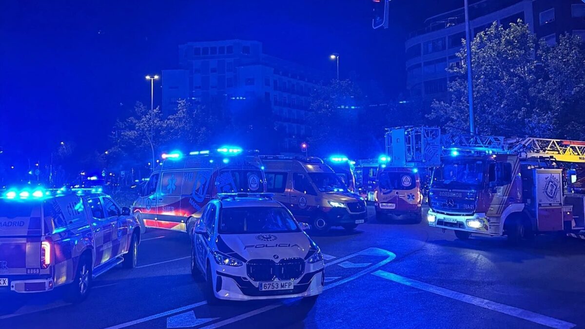 Dos muertos y ocho heridos tras un incendio en un restaurante de Madrid