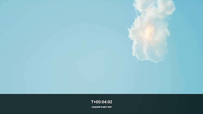 El cohete Starship de SpaceX explota en su primer test de prueba