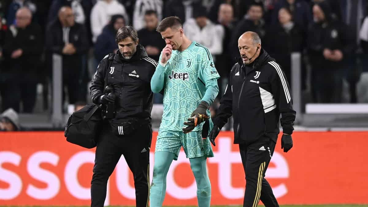 Szczesny, portero de la Juventus, fue sustituido tras sentir «palpitaciones» y dolor en el pecho