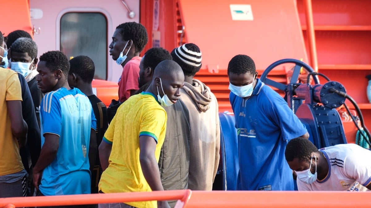 Desembarcan en Arguineguín a 58 inmigrantes subsaharianos