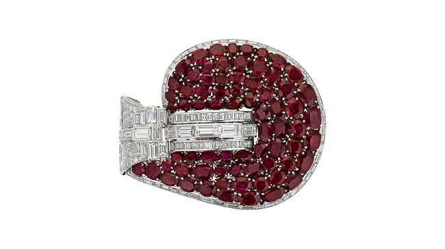 Rubíes y diamantes para la diva Marlene