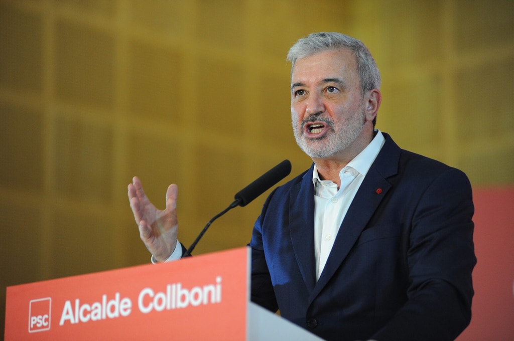 El candidato del PSC a la Alcaldía de Barcelona, Jaume Collboni