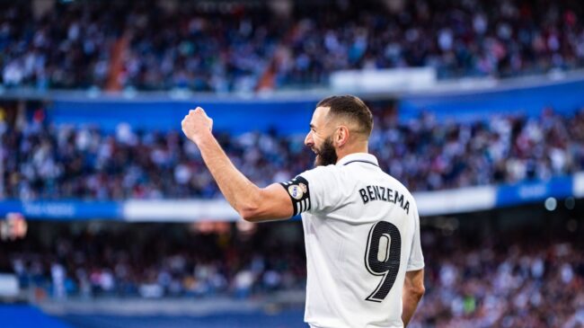 El Real Madrid golea al Valladolid con un Benzema muy efectivo
