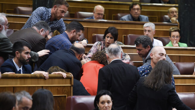 Batet interrumpe la sesión plenaria tras una indisposición de un miembro de Unidas Podemos