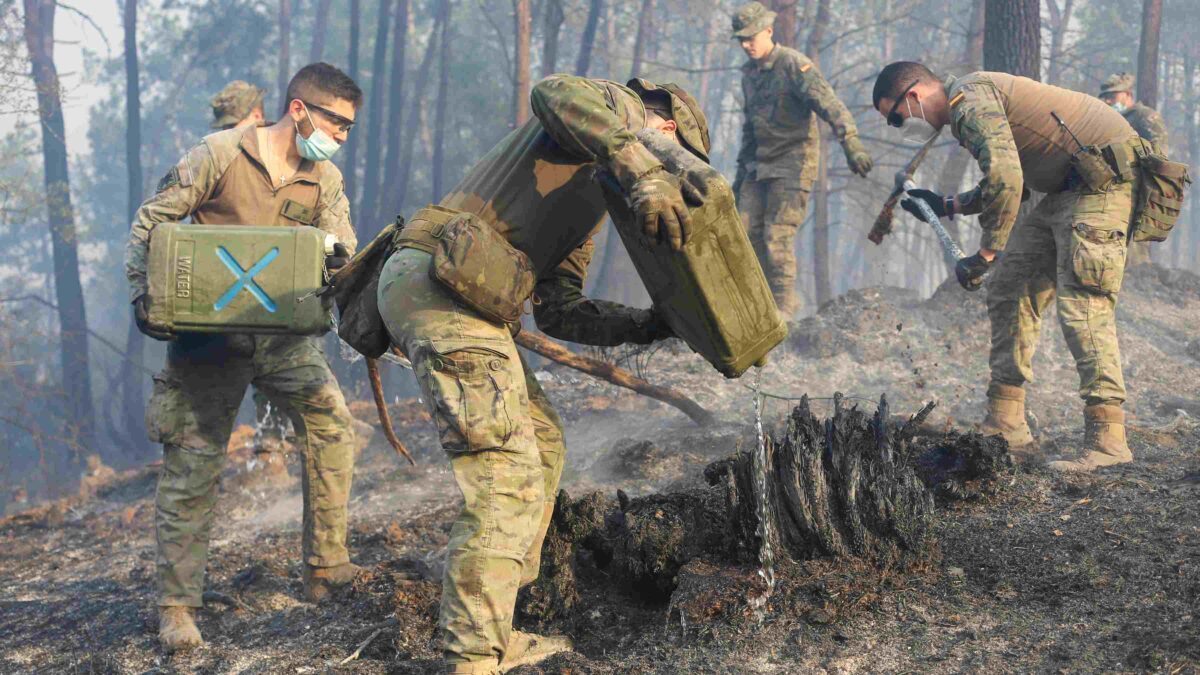 La mayoría de los incendios en Asturias ya están controlados y solo dos siguen activos