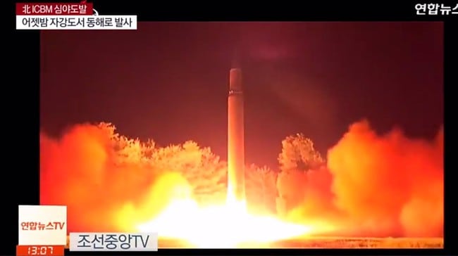 Corea del Norte confirma que probó un nuevo tipo de misil balístico intercontinental
