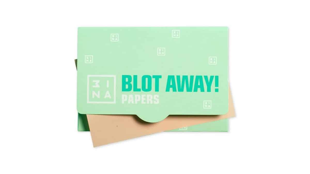 Papeles secantes Blot Away de la firma 3INA. (PVP: 6.95€)