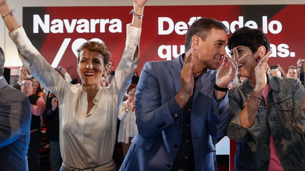 El presidente del Gobierno y candidato socialista Pedro Sánchez