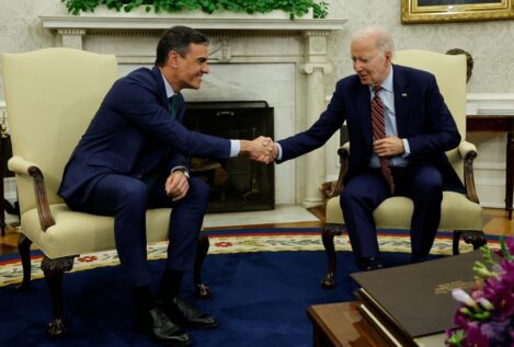 Sánchez se reúne con Biden en la Casa Blanca: «Somos aliados, amigos»