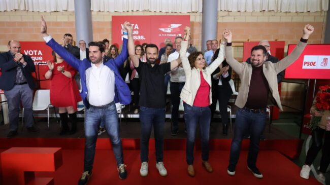 Tudanca (PSOE): «Unos tienen los medios de comunicación, nosotros el voto»