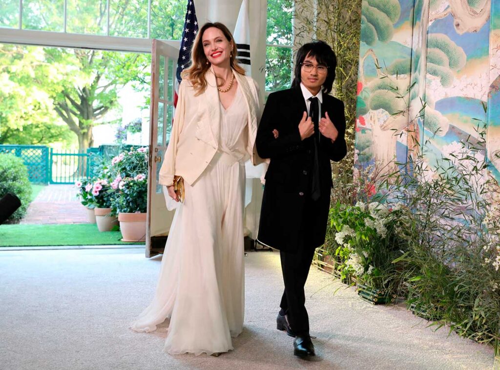 Angelina Jolie y su hijo