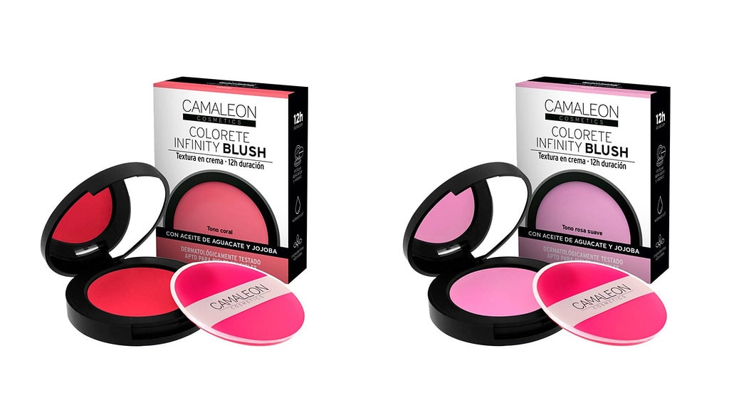 Coloretes de larga duración de Camaleon Cosmetics. (PVP: 8.95€)