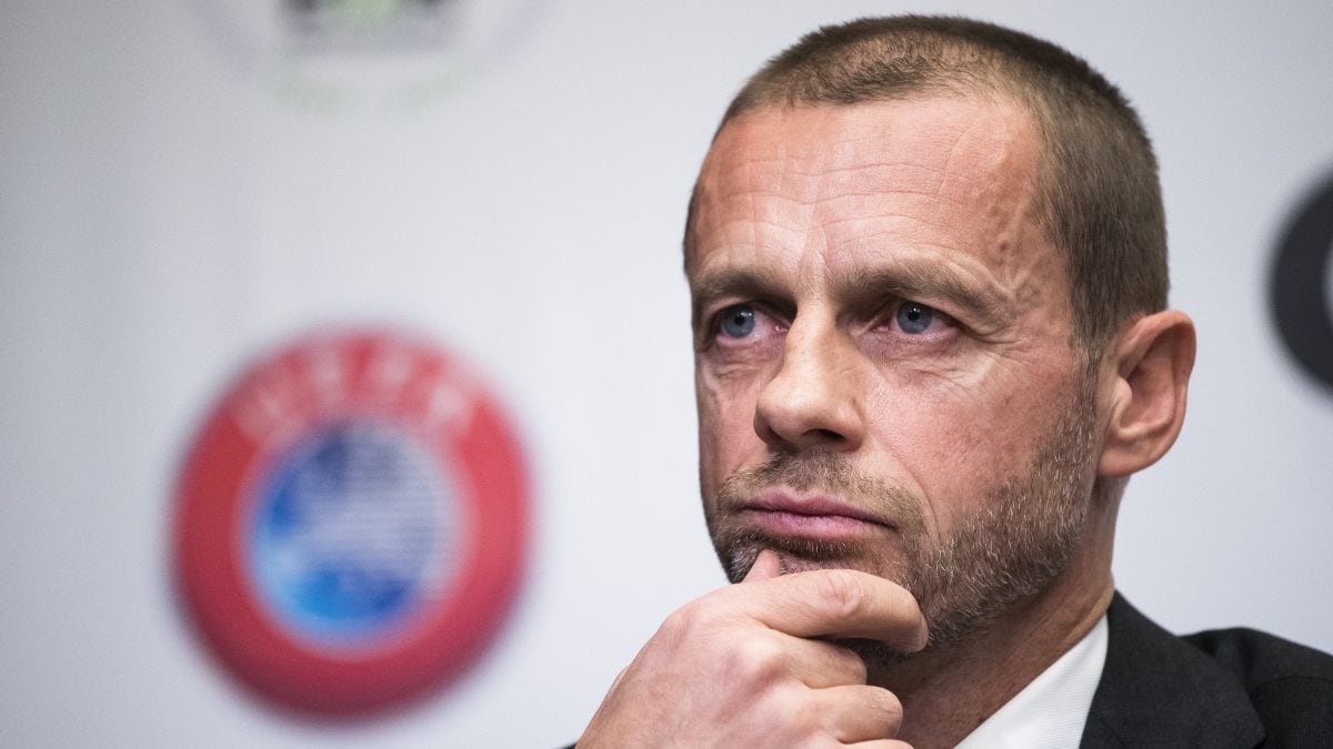 El presidente de la UEFA acusa a la prensa de haber exagerado el caso del beso de Rubiales