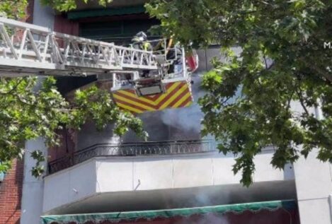 Un muerto y un herido en un incendio de una vivienda en Embajadores (Madrid)