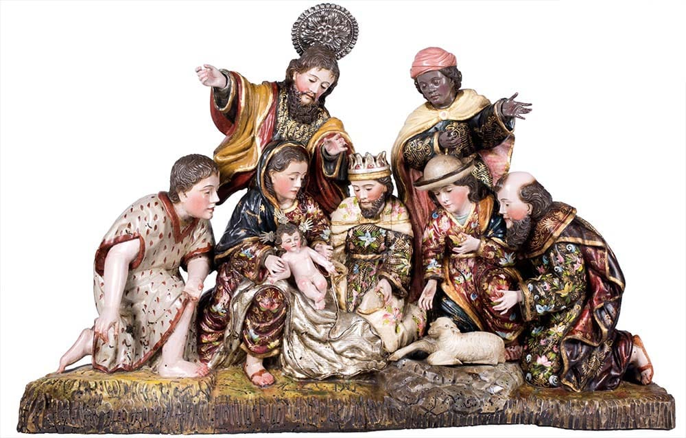 Un grupo atribuido a Caspicara por 150.000 euros en La Suite