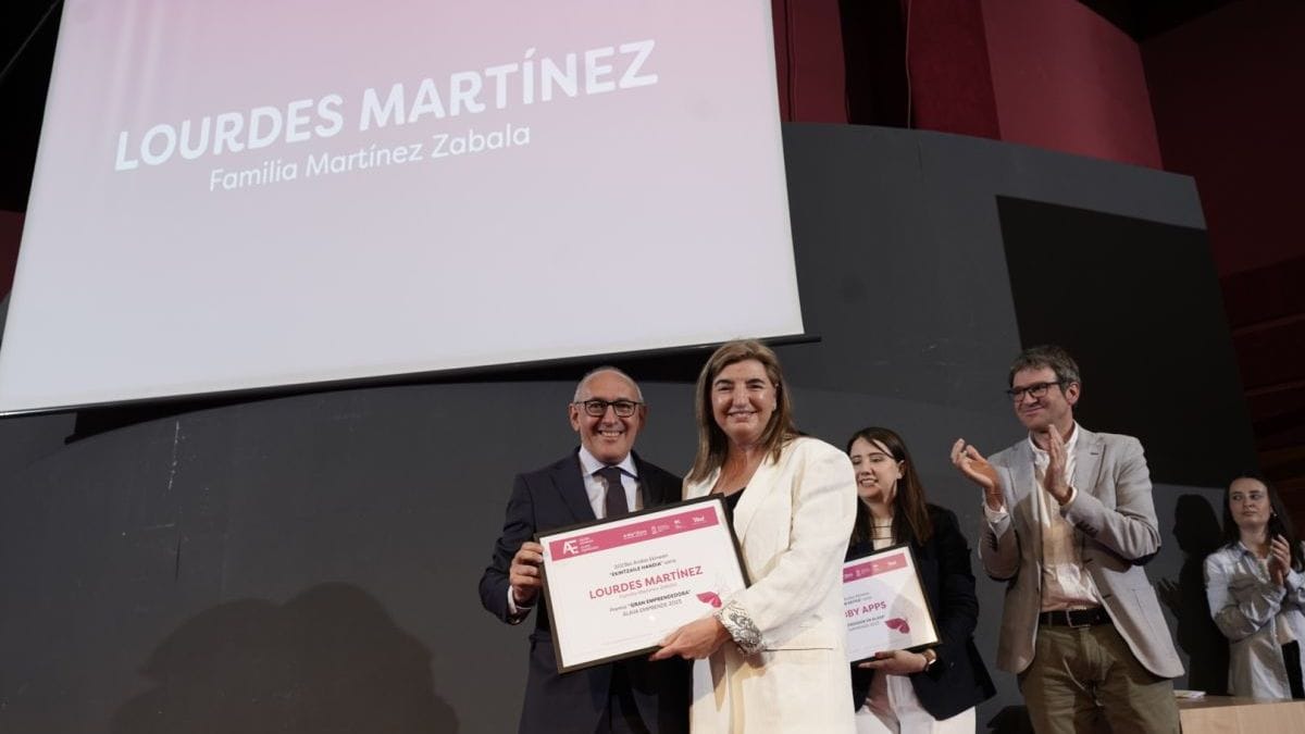 Lourdes Martínez Zabala, premio Gran Emprendedor de Álava por su trayectoria