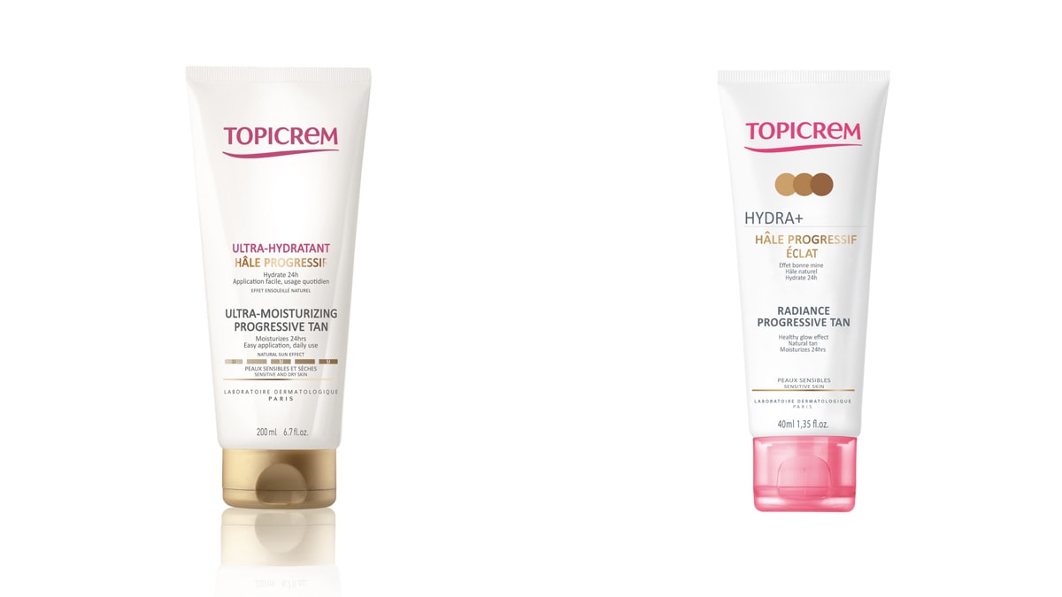 Productos de bronceado de la firma Topicrem