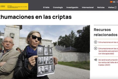 Víctimas del franquismo afean al Gobierno que lance una web sin iniciar las exhumaciones