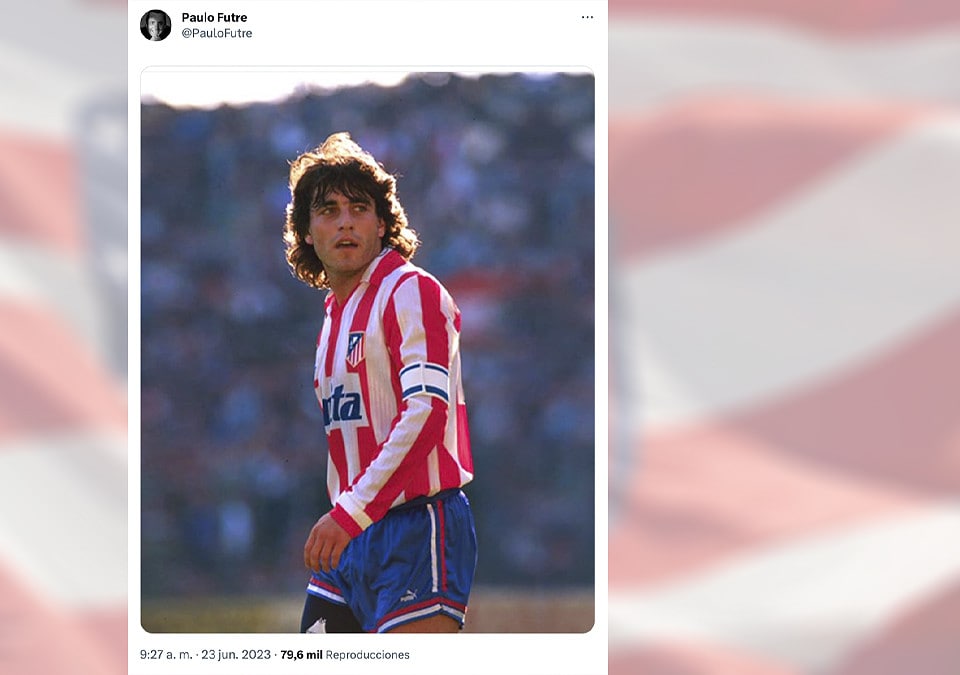 Jugadores y leyendas del Atlético de Madrid reivindican la vuelta del anterior escudo