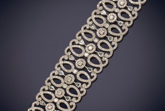 Una gargantilla de rubíes y brillantes, lo más destacado en las joyas de Fernando Durán