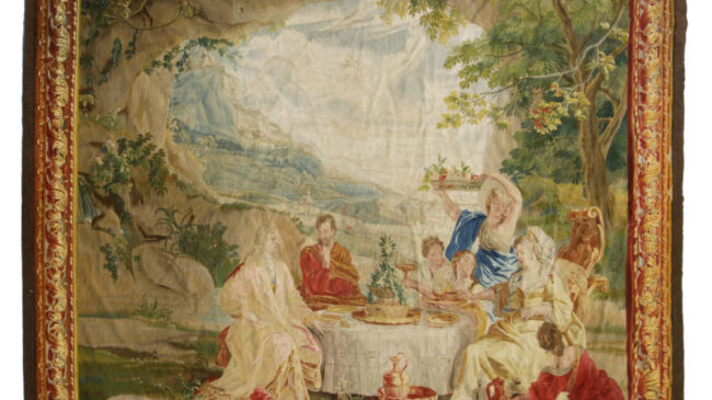 Un tapiz Aubusson del siglo XIX, lo más destacado de Ansorena