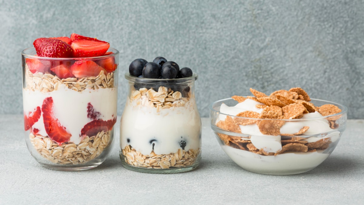 Distintos ejemplos de overnight oats