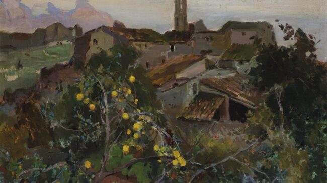 9.500 euros en Durán por un óleo de Ismael de la Serna