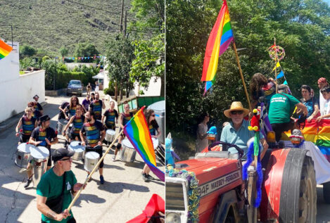 La primera aldea que celebra el Orgullo Gay en España: 75 vecinos, pregón y 'tractores arcoíris'