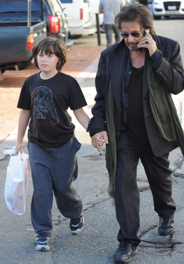 Al Pacino con su hijo Anton