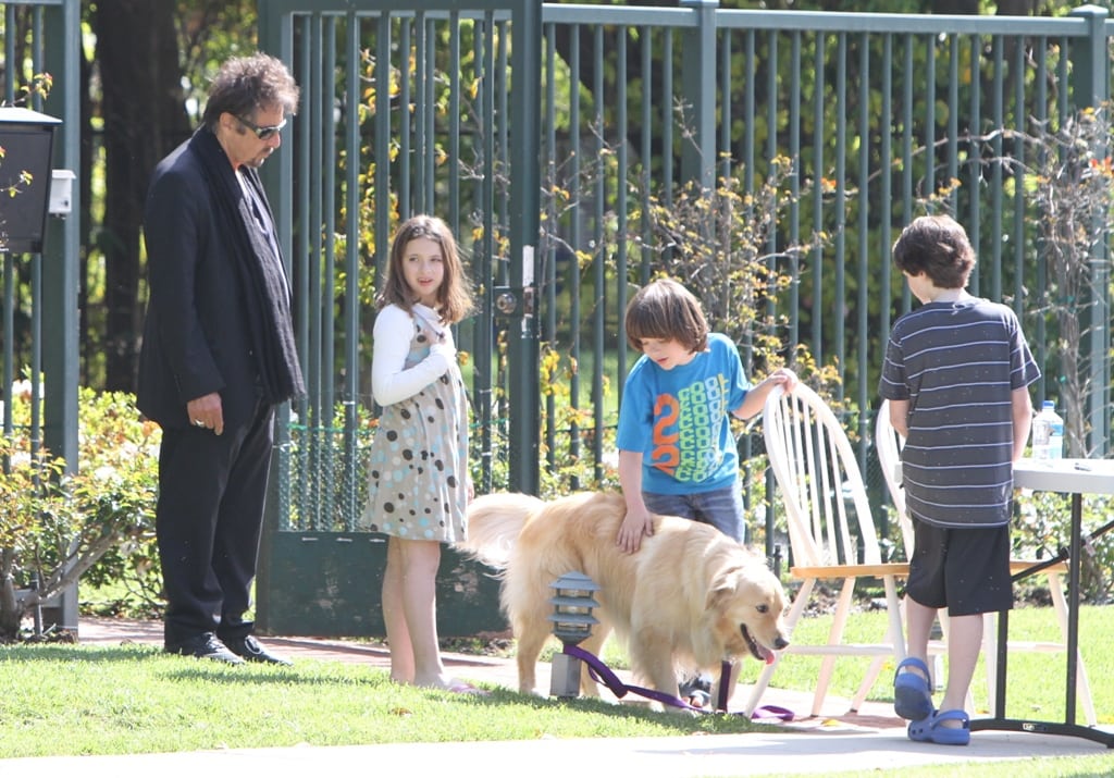 Al Pacino con sus hijos
